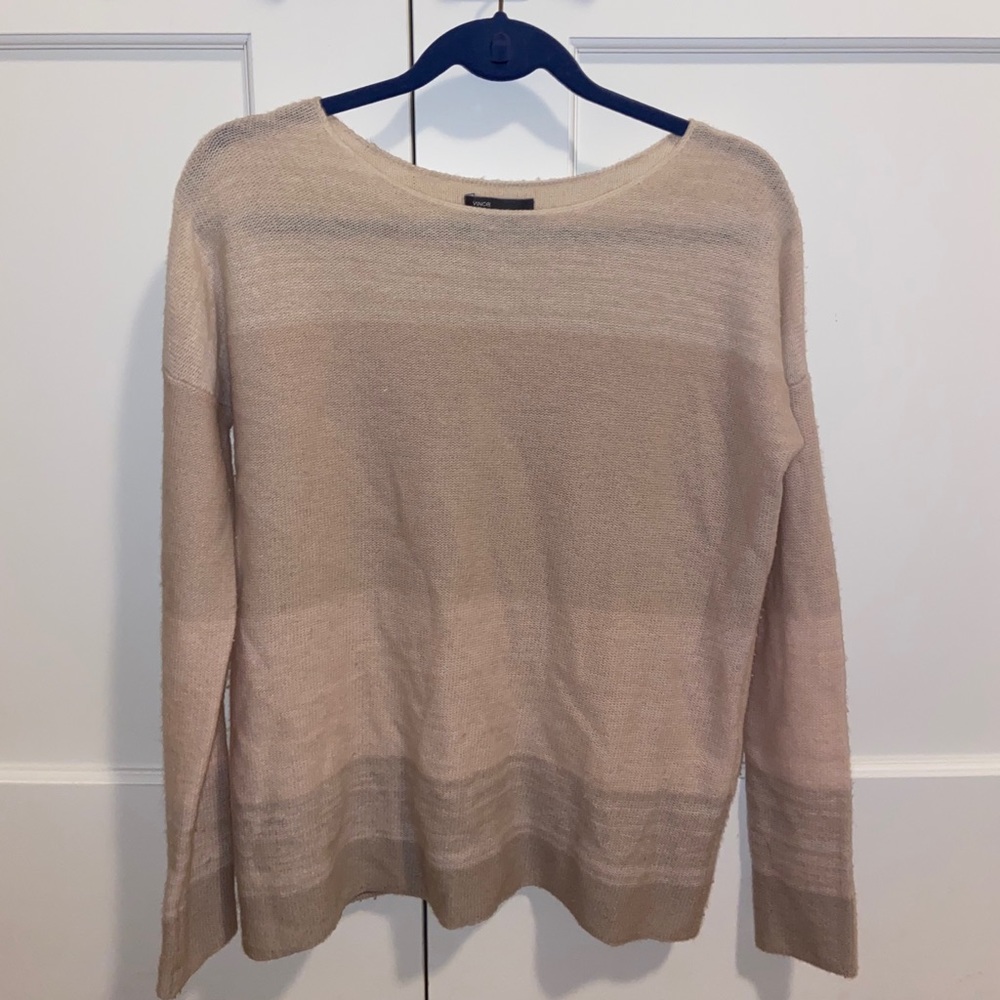 Vince neutral cashmere sweater